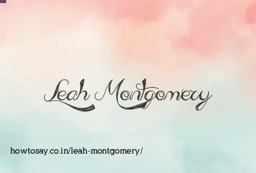 Leah Montgomery