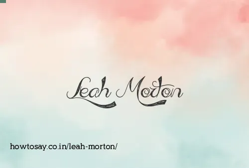 Leah Morton