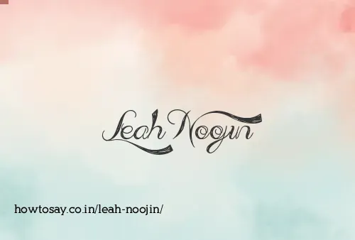 Leah Noojin