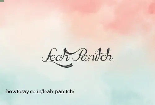 Leah Panitch