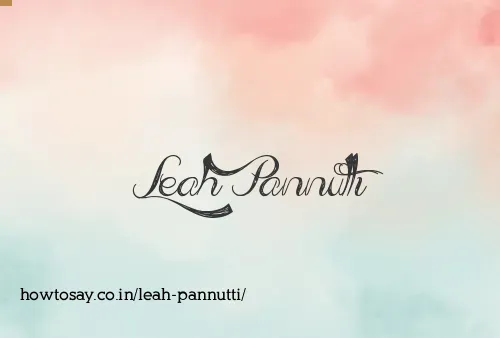 Leah Pannutti