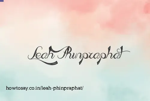 Leah Phinpraphat