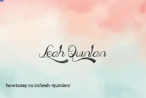 Leah Quinlan
