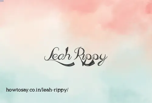 Leah Rippy