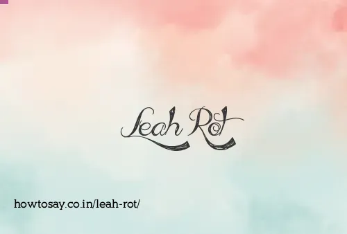 Leah Rot