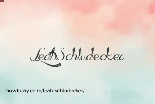 Leah Schludecker
