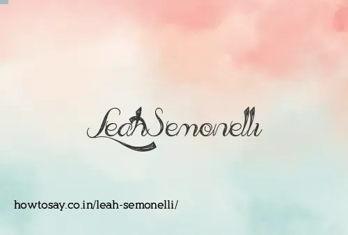 Leah Semonelli