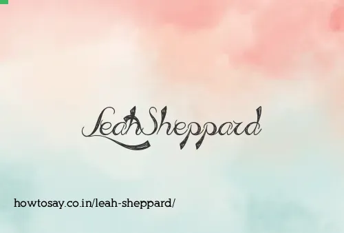 Leah Sheppard