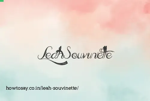 Leah Souvinette