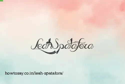 Leah Spatafora
