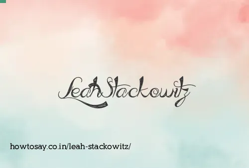 Leah Stackowitz