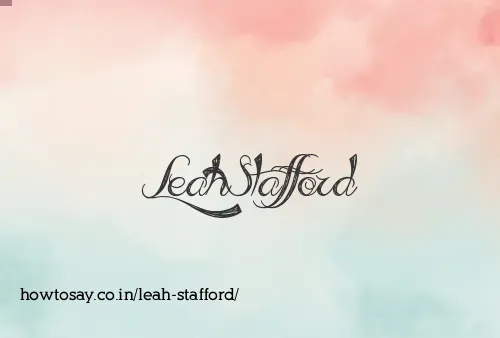 Leah Stafford