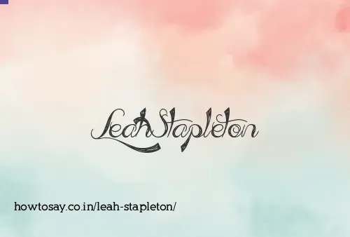 Leah Stapleton