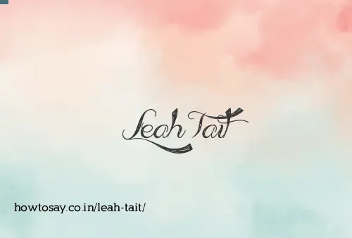 Leah Tait