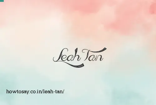 Leah Tan