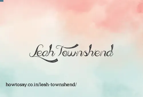 Leah Townshend