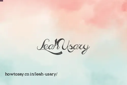 Leah Usary