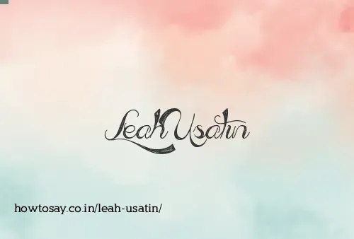 Leah Usatin