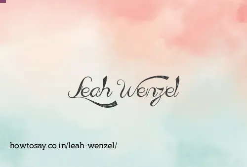 Leah Wenzel