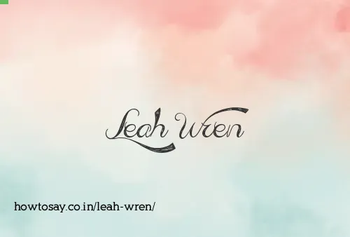 Leah Wren