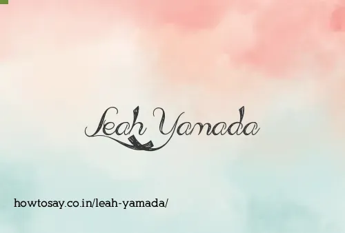 Leah Yamada