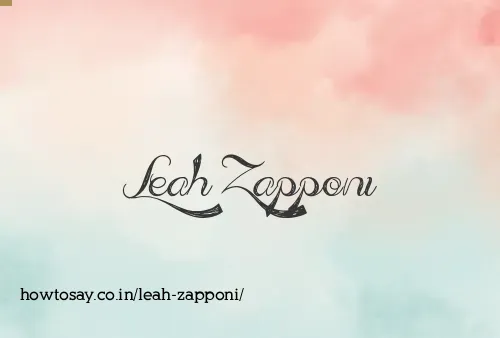 Leah Zapponi