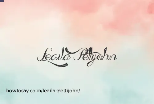 Leaila Pettijohn