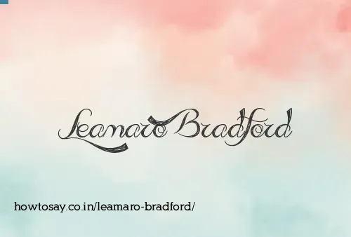 Leamaro Bradford