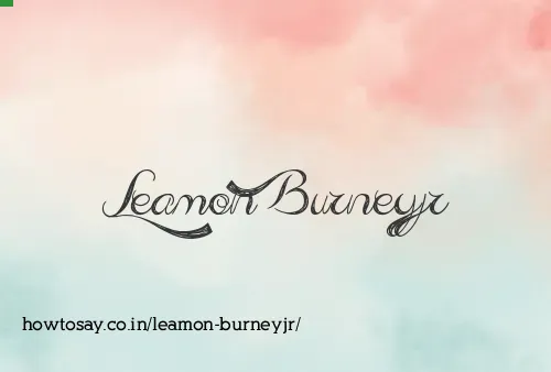 Leamon Burneyjr