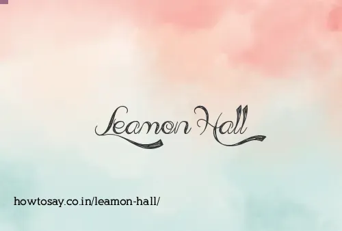 Leamon Hall