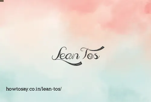Lean Tos