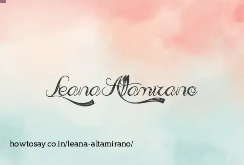 Leana Altamirano