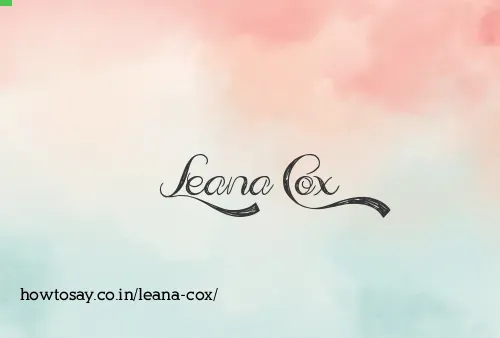 Leana Cox