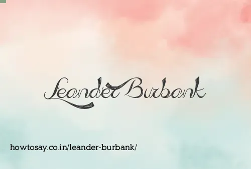 Leander Burbank