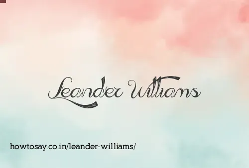Leander Williams
