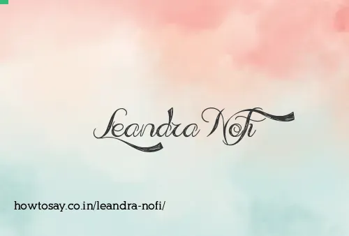 Leandra Nofi