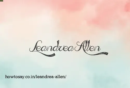 Leandrea Allen