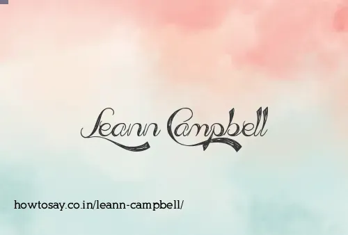 Leann Campbell
