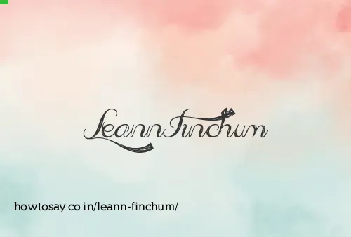 Leann Finchum