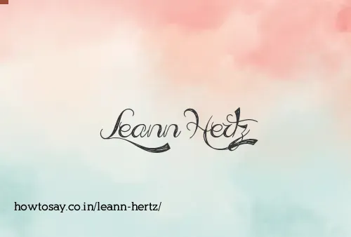 Leann Hertz