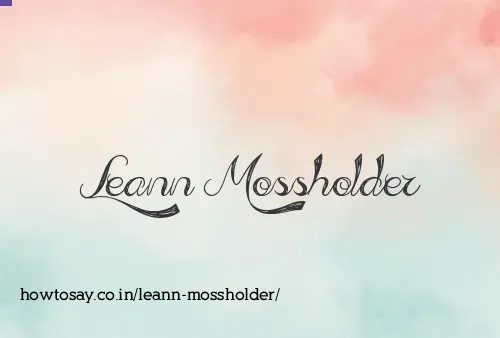 Leann Mossholder