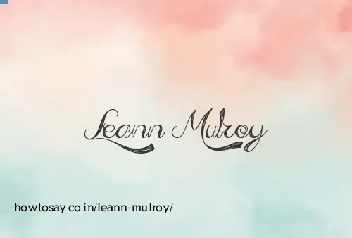 Leann Mulroy