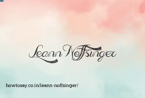 Leann Noffsinger