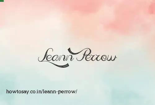 Leann Perrow