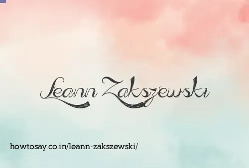 Leann Zakszewski
