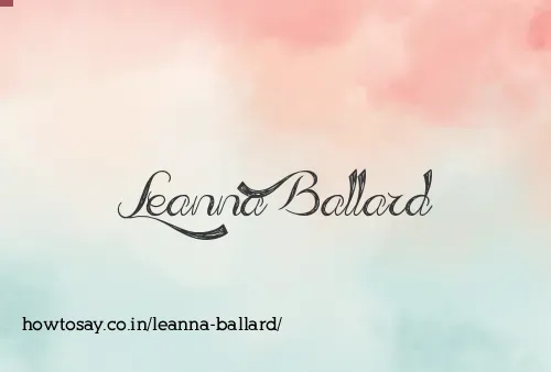 Leanna Ballard