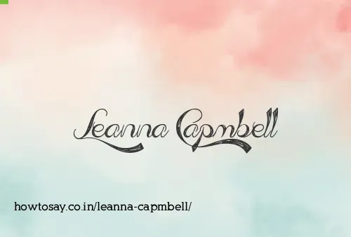 Leanna Capmbell