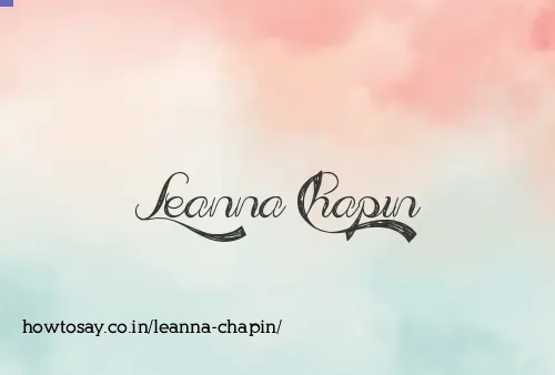 Leanna Chapin