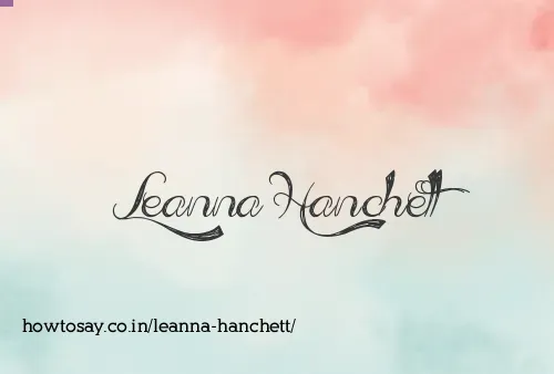 Leanna Hanchett