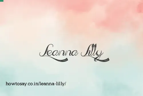 Leanna Lilly